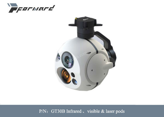 Gimbal Thermal Camera Electro Optical Pod Visible Laser Pods 100°/ S